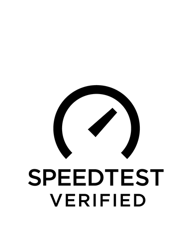 Ookla speed test verified